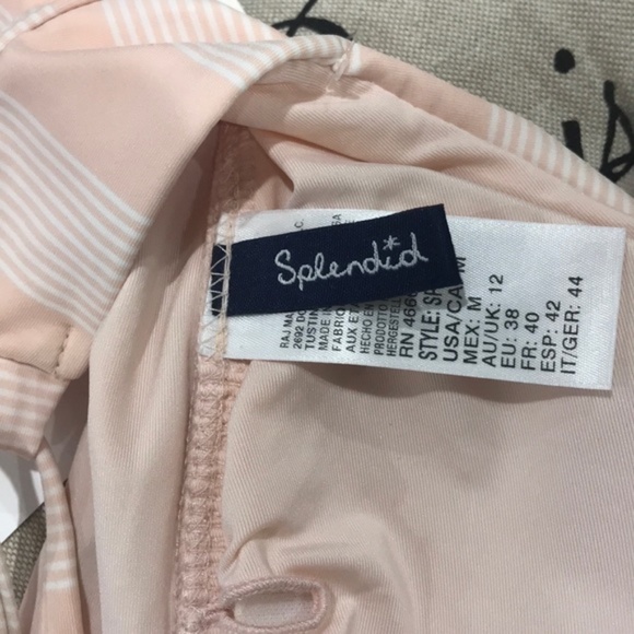 Splendid Long Lines Cropped Bikini Top - Picture 6 of 10